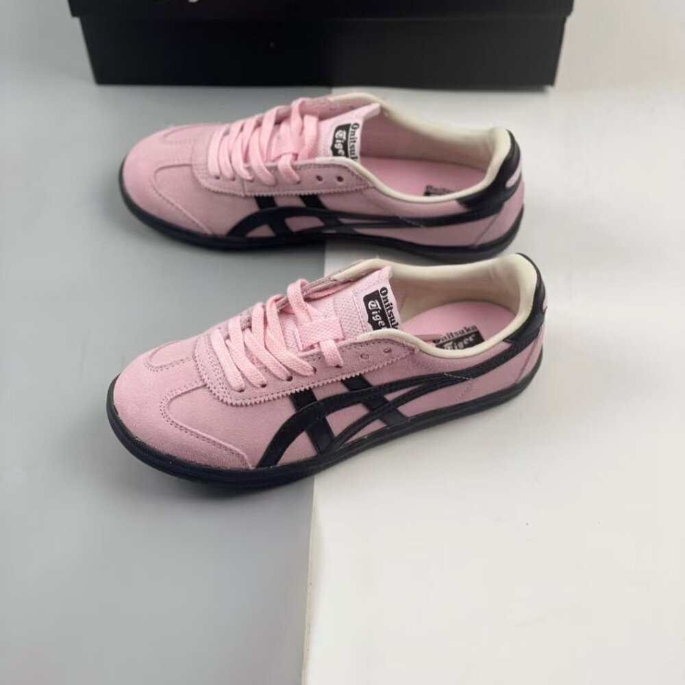 Onitsuka Tiger Women's Pink Casual Sneakers [Multiple Sizes]